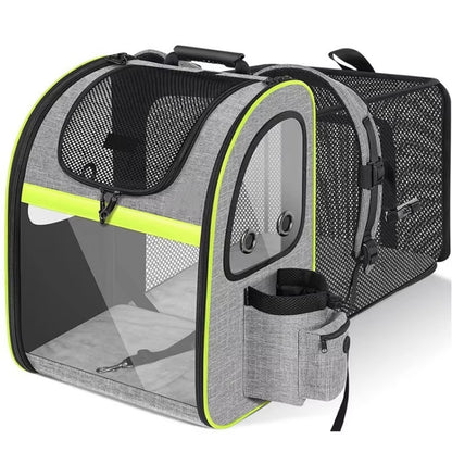 Bellevoir Portable Double Shoulder Pet Backpack – Breathable & Expandable